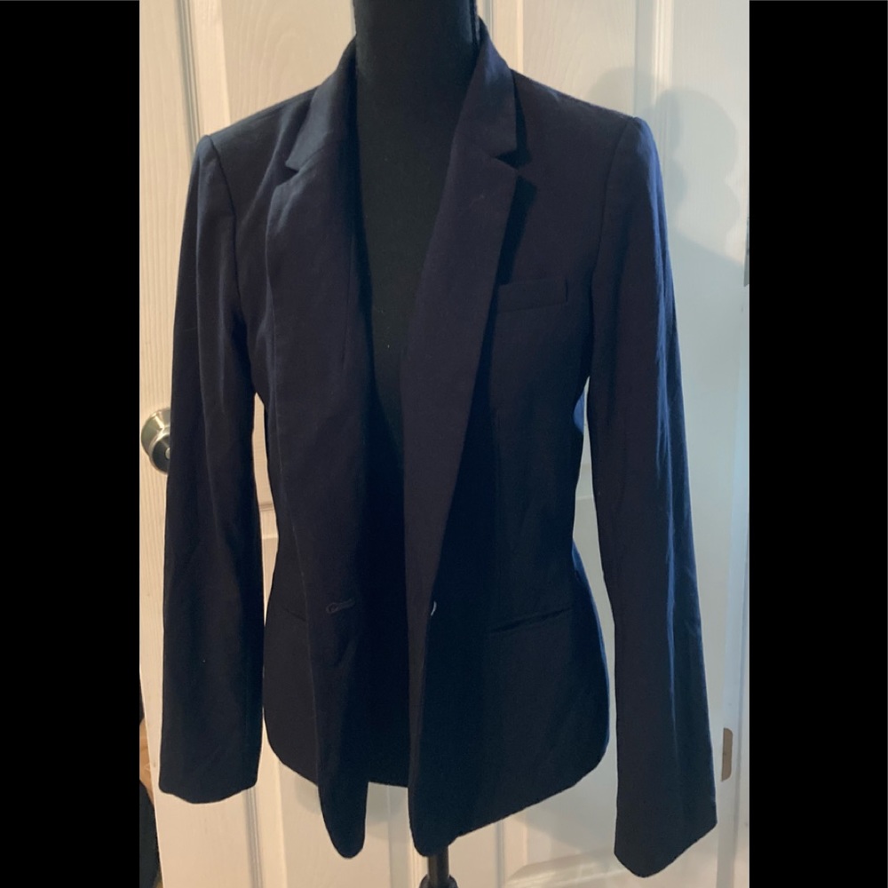 Calvin Klein Size 10P Dressy Business Jacket Inside Pinstripes Single Button NEW